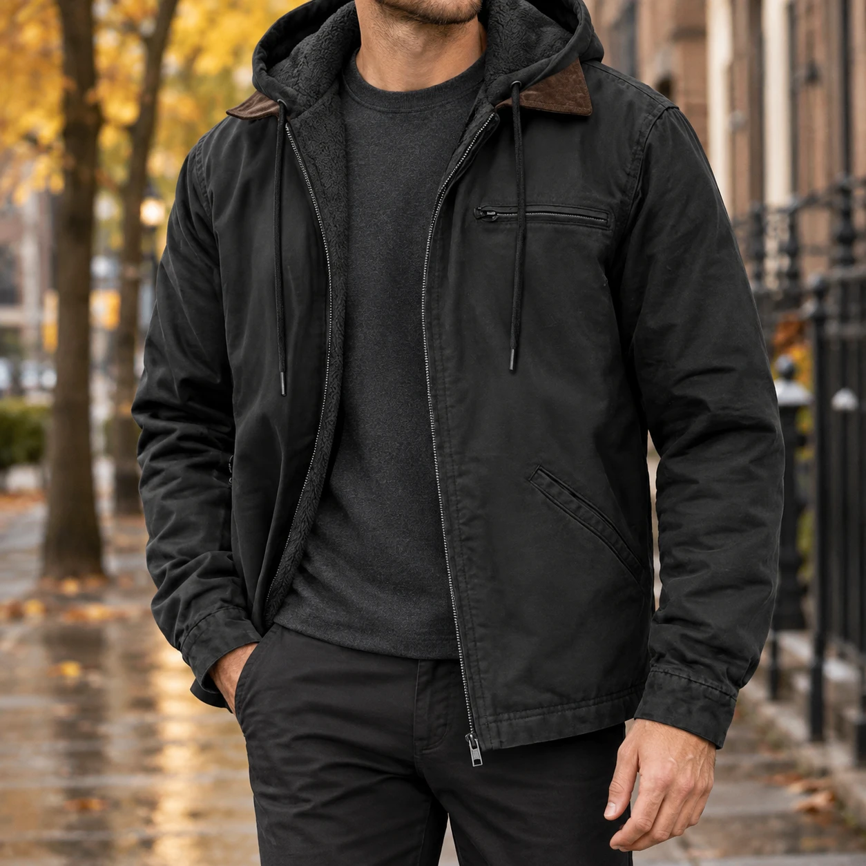 Isaac-Flynn Hooded Jacket